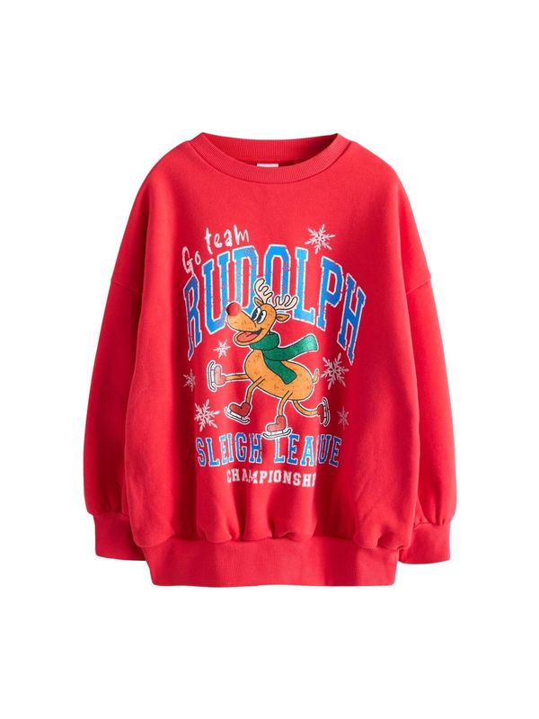 Next Next Sweater majica  miks boja / crvena