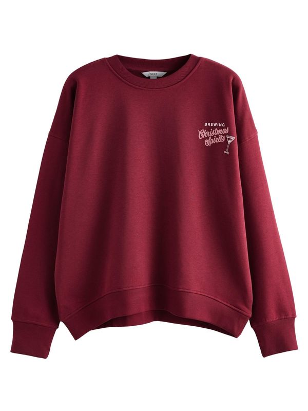 Next Next Sweater majica  roza / burgund