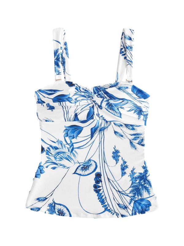 Next Next Tankini top  plava / bijela