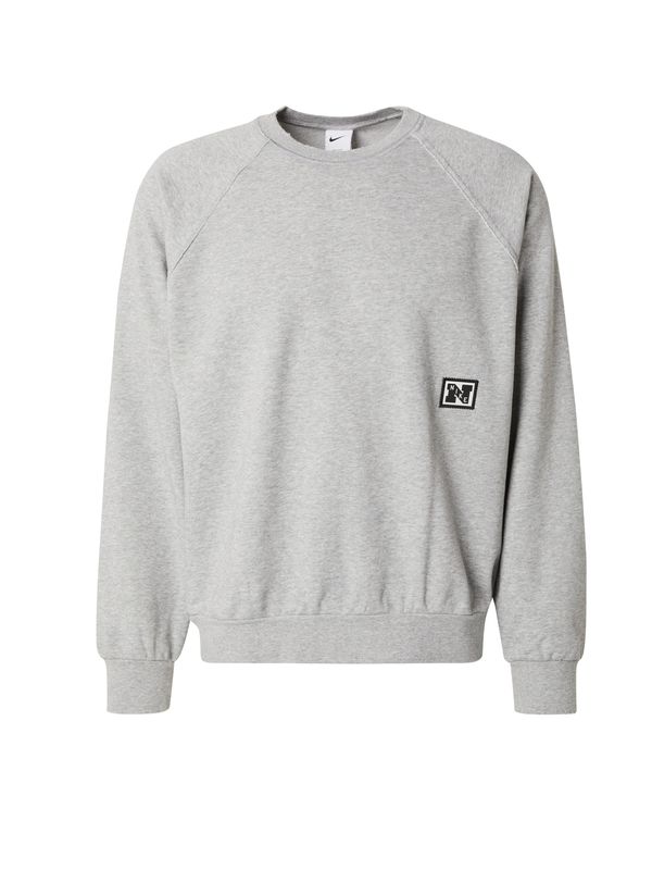 NIKE NIKE Sportska sweater majica 'HERITAGE'  siva