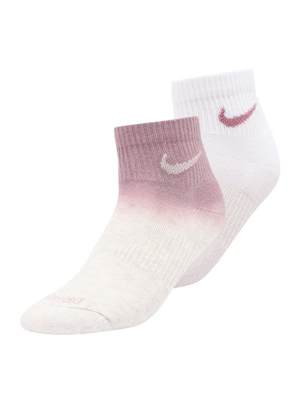 NIKE NIKE Sportske čarape 'Everyday Plus'  sivkasto ljubičasta (mauve) / bijela / bijela