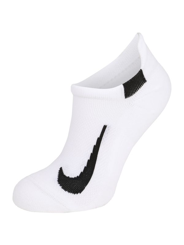 NIKE NIKE Sportske čarape 'Multiplier'  crna / bijela