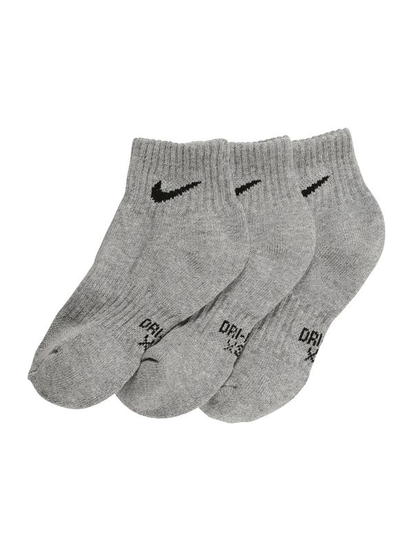 NIKE NIKE Sportske čarape  siva / crna