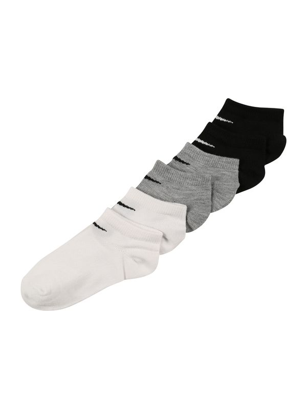 NIKE NIKE Sportske čarape  siva melange / crna / bijela