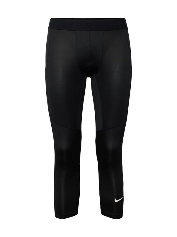 NIKE NIKE Sportske hlače  crna / bijela