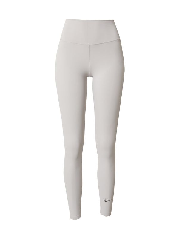 NIKE NIKE Sportske hlače 'ONE'  svijetlosiva / crna