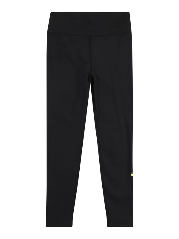 NIKE NIKE Sportske hlače 'ONE'  žuta / crna