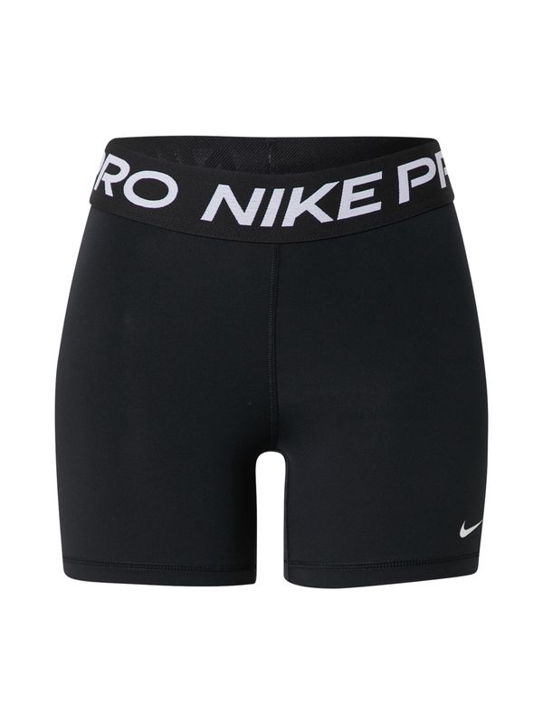 NIKE NIKE Sportske hlače 'Pro 365'  siva / crna / bijela