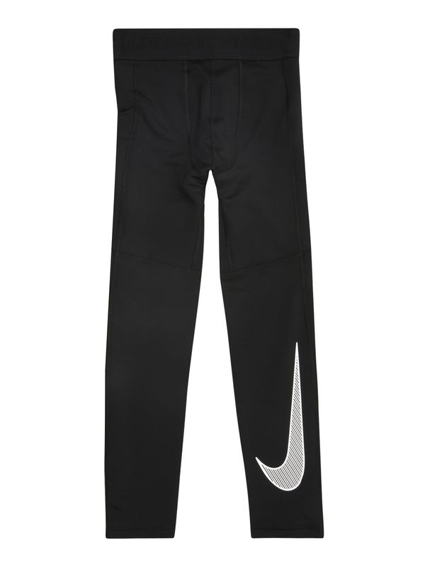NIKE NIKE Sportske hlače 'Pro'  crna / bijela