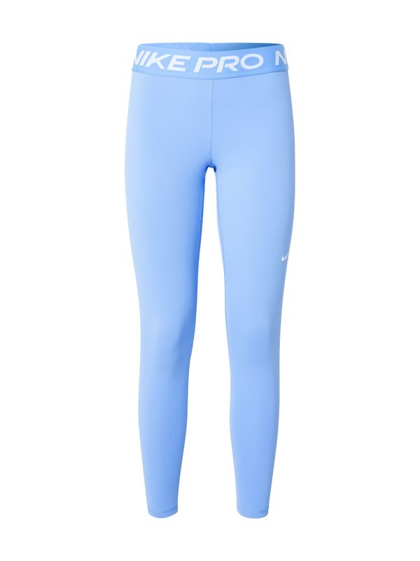 NIKE NIKE Sportske hlače 'Pro'  svijetloplava / bijela