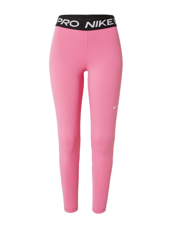 NIKE NIKE Sportske hlače  roza / crna / bijela