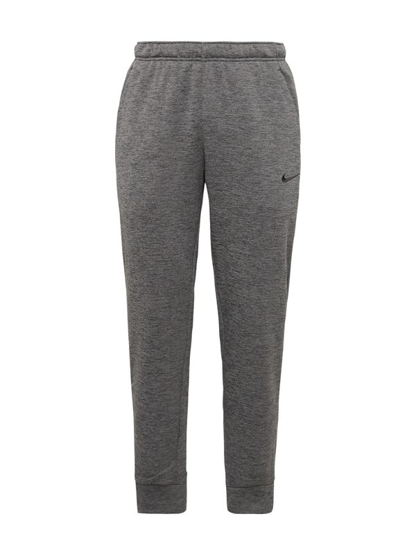 NIKE NIKE Sportske hlače  siva melange / crna