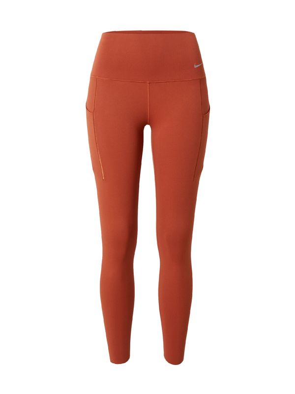 NIKE NIKE Sportske hlače 'UNIVERSA'  narančasta melange / bijela