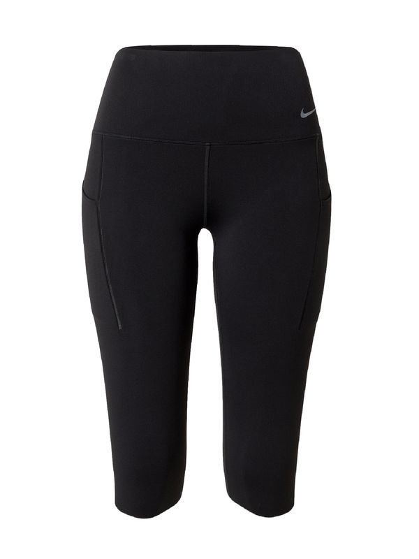 NIKE NIKE Sportske hlače 'UNIVERSA'  siva / crna
