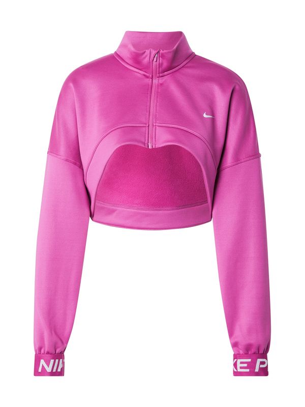 NIKE NIKE Sportski gornji dio trenirke 'Pro'  fuksija / bijela