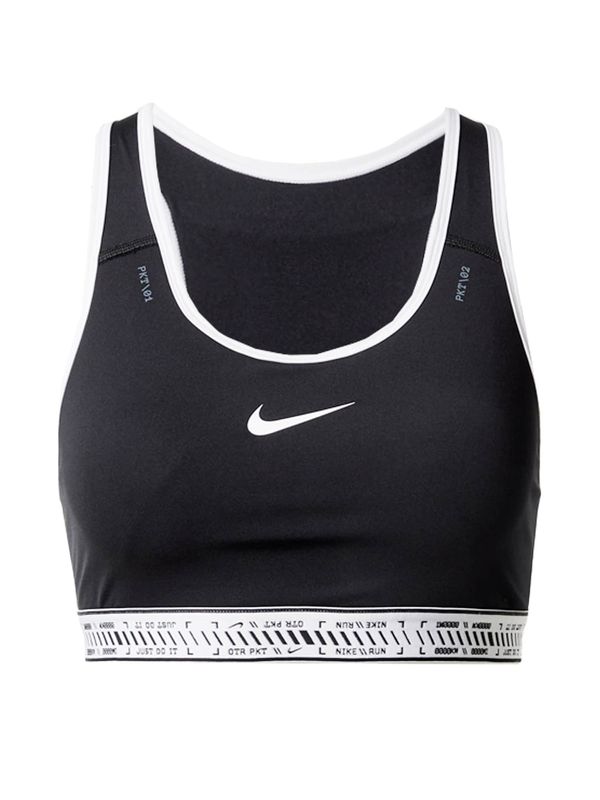 NIKE NIKE Sportski grudnjak  crna / bijela