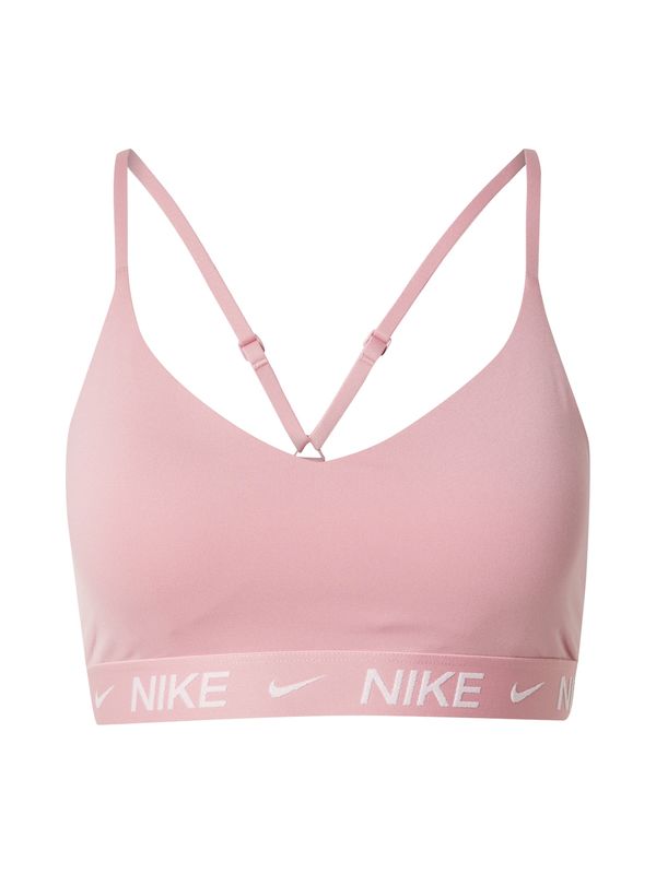 NIKE NIKE Sportski grudnjak 'INDY'  roza / bijela
