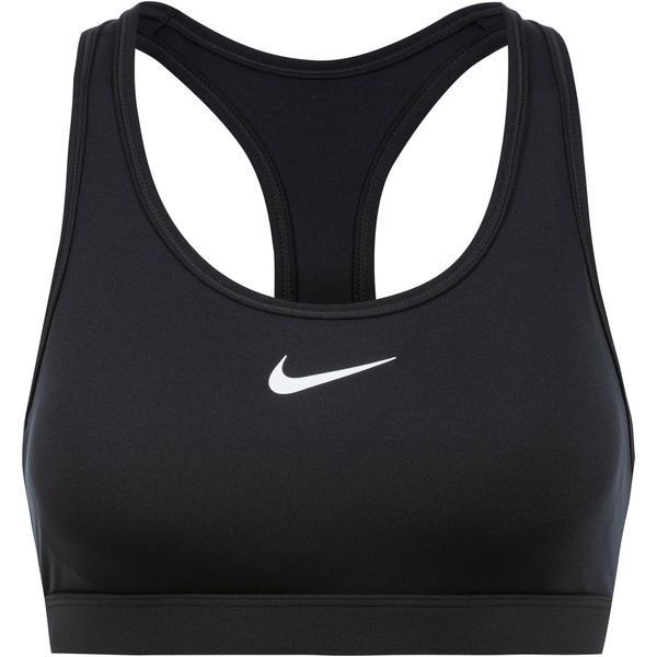 NIKE NIKE Sportski grudnjak 'SWOOSH'  crna / bijela