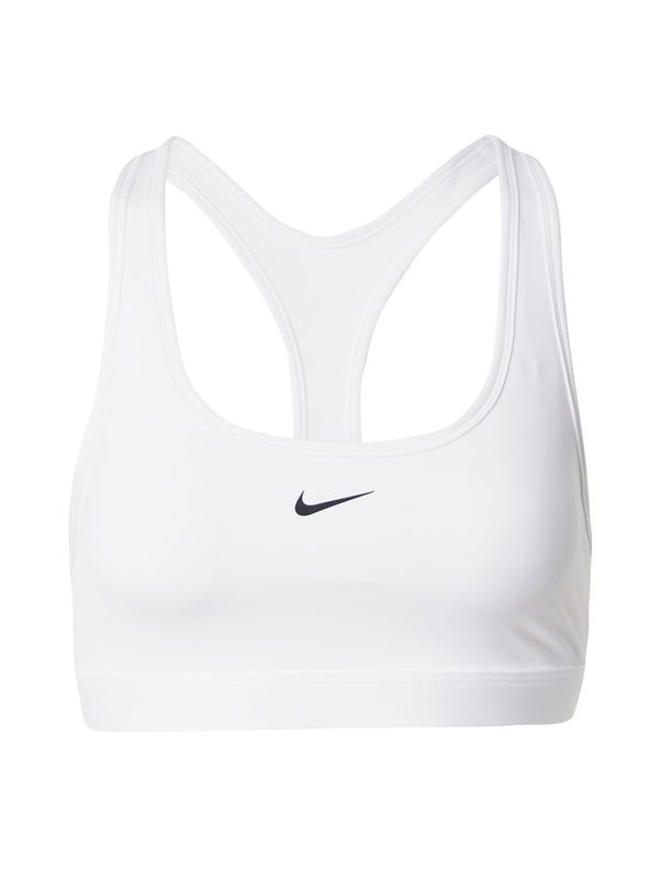 NIKE NIKE Sportski grudnjak 'Swoosh'  crna / bijela