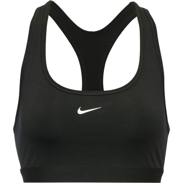 NIKE NIKE Sportski grudnjak 'SWOOSH'  crna / bijela