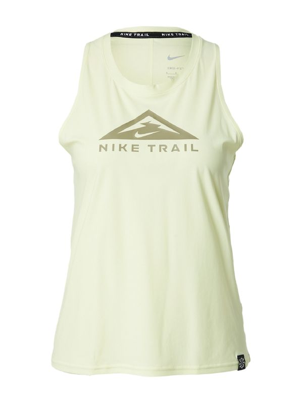 NIKE NIKE Sportski top 'TRAIL'  kaki / svijetlozelena