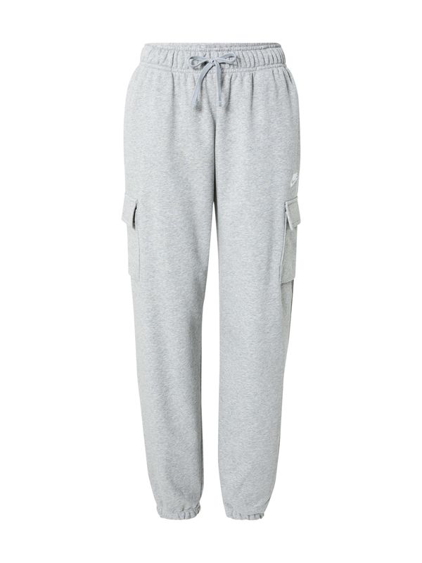 Nike Sportswear Nike Sportswear Cargo hlače 'Club Fleece'  siva melange