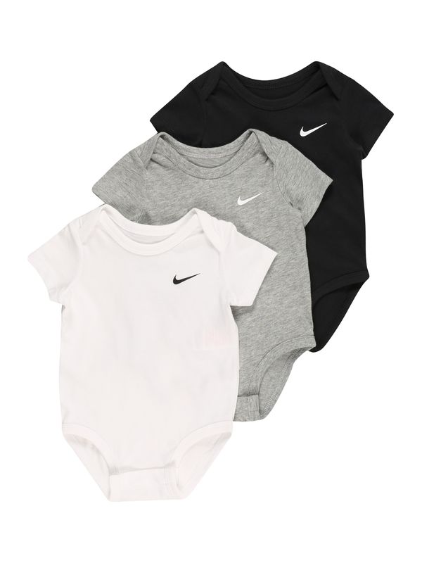 Nike Sportswear Nike Sportswear Dječji bodi  siva melange / crna / bijela