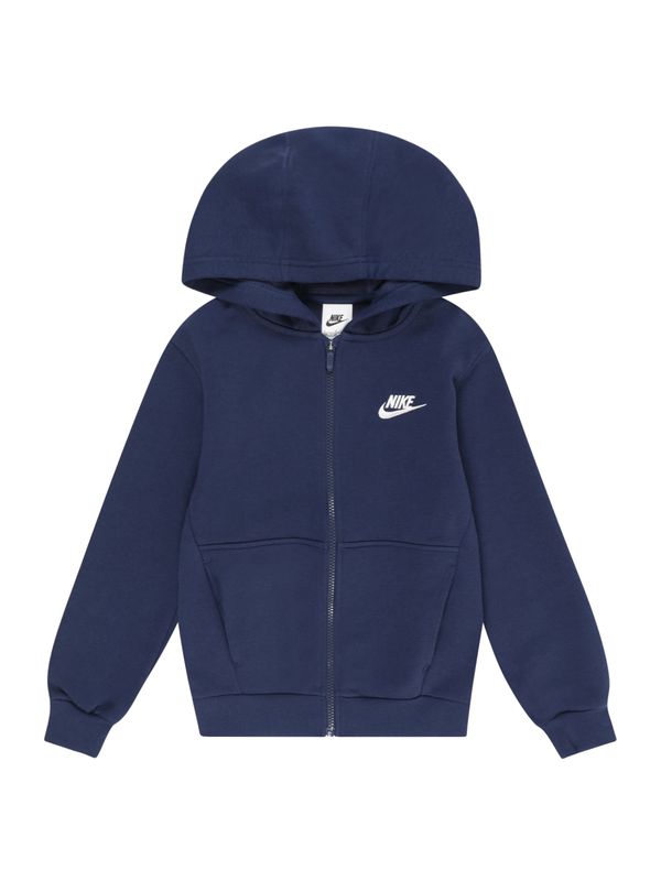 Nike Sportswear Nike Sportswear Gornji dio trenirke 'CLUB FLC'  mornarsko plava / bijela
