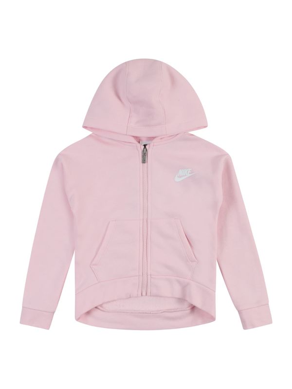 Nike Sportswear Nike Sportswear Gornji dio trenirke 'CLUB FLEECE'  roza / bijela