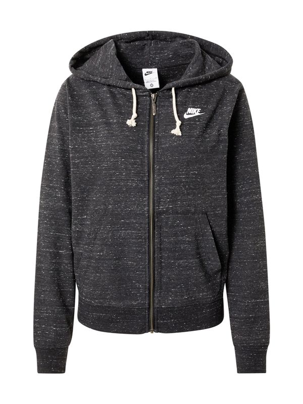 Nike Sportswear Nike Sportswear Gornji dio trenirke  crna / bijela