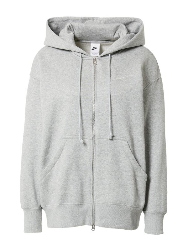 Nike Sportswear Nike Sportswear Gornji dio trenirke 'Phoenix Fleece'  siva melange