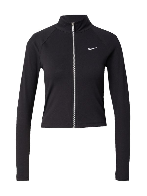 Nike Sportswear Nike Sportswear Gornji dio trenirke 'Swoosh'  crna / bijela
