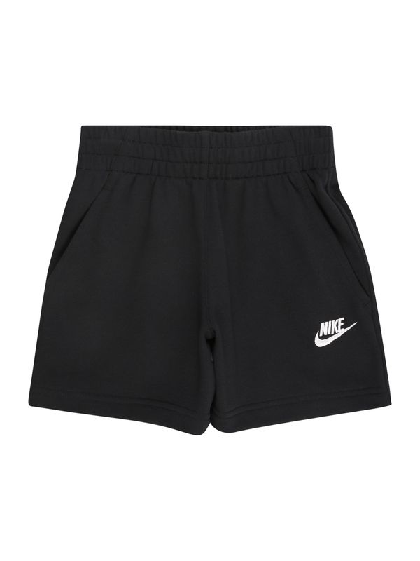 Nike Sportswear Nike Sportswear Hlače 'CLUB'  crna / bijela