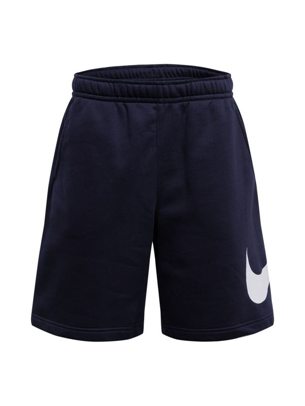 Nike Sportswear Nike Sportswear Hlače 'Club'  crna / bijela