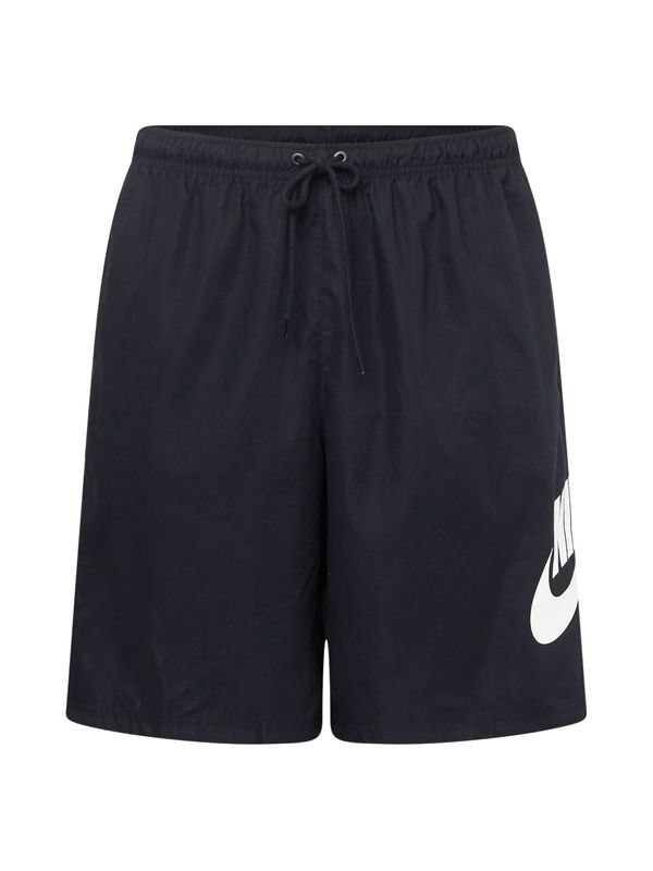 Nike Sportswear Nike Sportswear Hlače 'Club'  crna / bijela