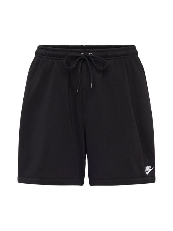 Nike Sportswear Nike Sportswear Hlače 'CLUB'  crna / prljavo bijela