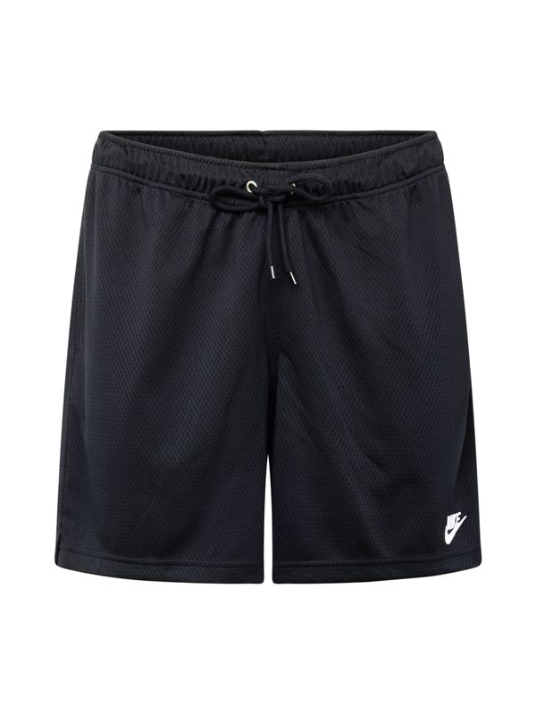 Nike Sportswear Nike Sportswear Hlače 'Club'  crna / prljavo bijela