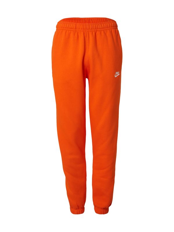 Nike Sportswear Nike Sportswear Hlače 'Club Fleece'  ciglasto crvena