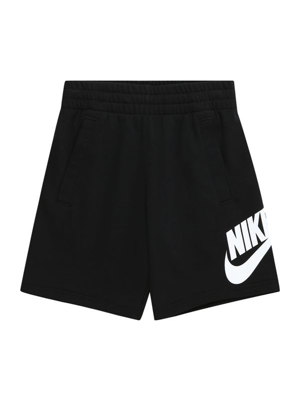 Nike Sportswear Nike Sportswear Hlače 'Club Fleece'  crna / bijela