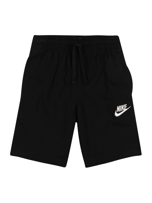 Nike Sportswear Nike Sportswear Hlače  crna / bijela
