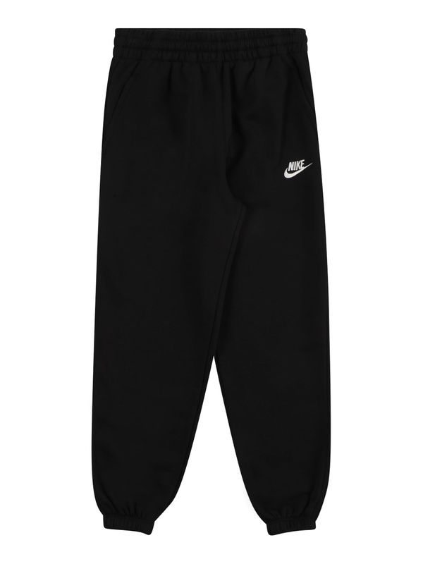 Nike Sportswear Nike Sportswear Hlače  crna / bijela