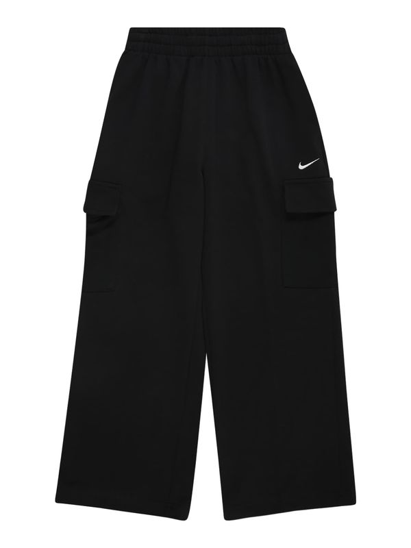 Nike Sportswear Nike Sportswear Hlače  crna / bijela