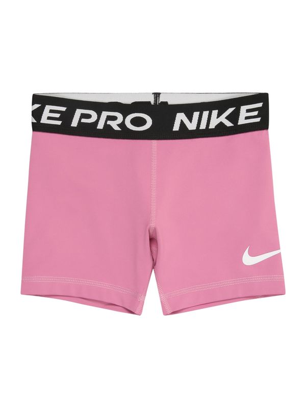 Nike Sportswear Nike Sportswear Hlače  ružičasta / crna / bijela