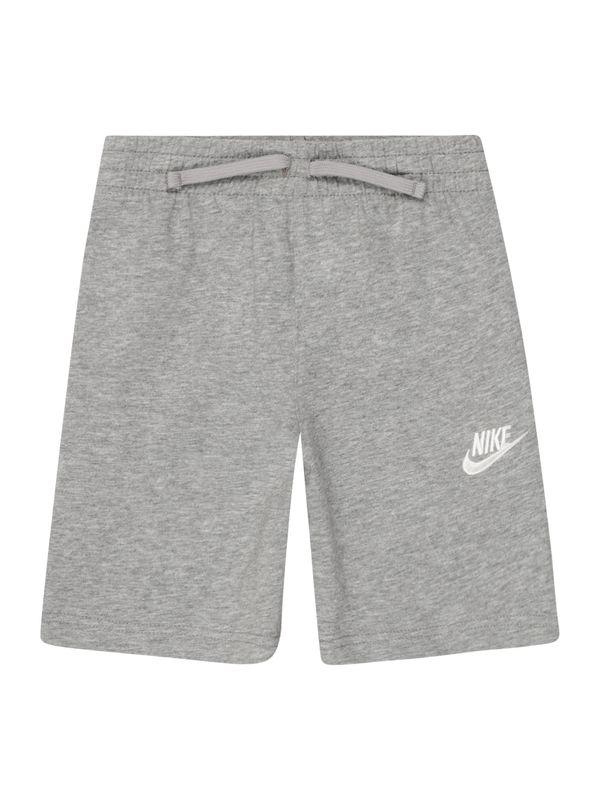 Nike Sportswear Nike Sportswear Hlače  siva melange / bijela