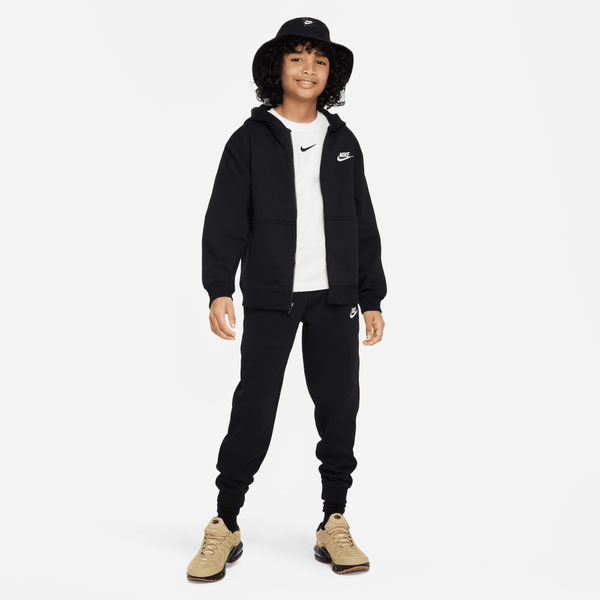Nike Sportswear Nike Sportswear Jogging komplet 'Club Fleece'  crna / bijela