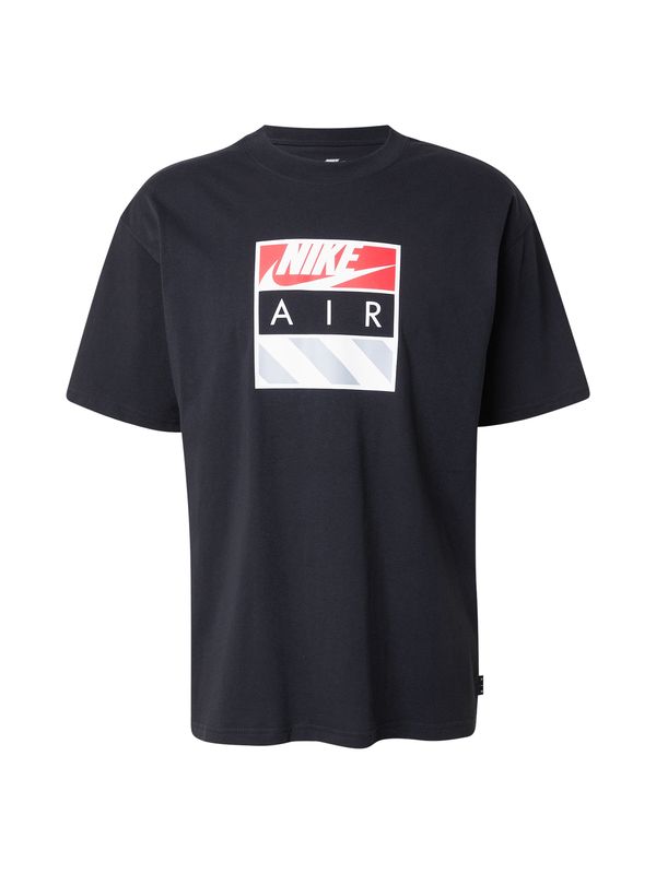 Nike Sportswear Nike Sportswear Majica 'AIR'  golublje plava / crvena / crna / bijela