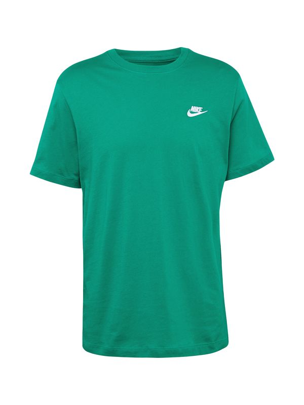 Nike Sportswear Nike Sportswear Majica 'CLUB'  zelena / bijela