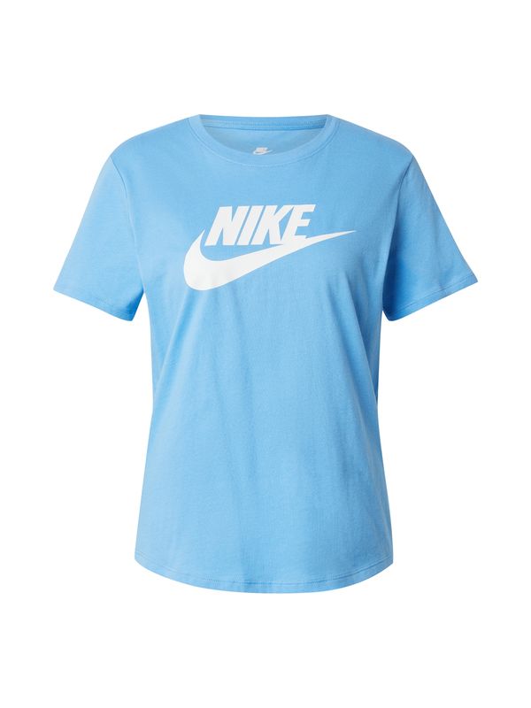 Nike Sportswear Nike Sportswear Majica 'Essential'  neonsko plava / bijela