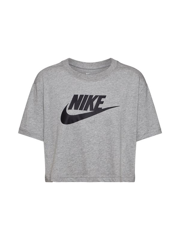 Nike Sportswear Nike Sportswear Majica  siva / crna