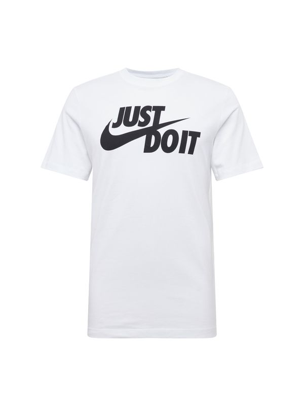 Nike Sportswear Nike Sportswear Majica 'Swoosh'  crna / prljavo bijela